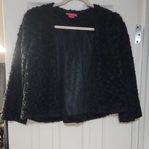 Sunny Leigh Charcoal Teddy Jacket